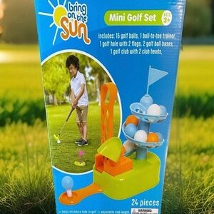 Mini Golf Set - Orange and Blue